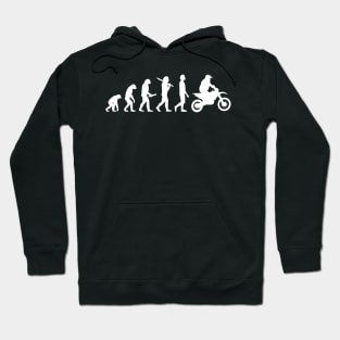 Funny Motocross Evolution Gift For Motocross Riders Hoodie